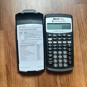 Texas Instruments BA II Plus Black Calculator